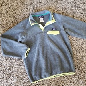 PATAGONIA Gray Telluride CO Synchilla Fleece XS
